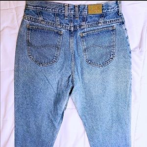 LEE high rise, tapered leg MOM JEANS